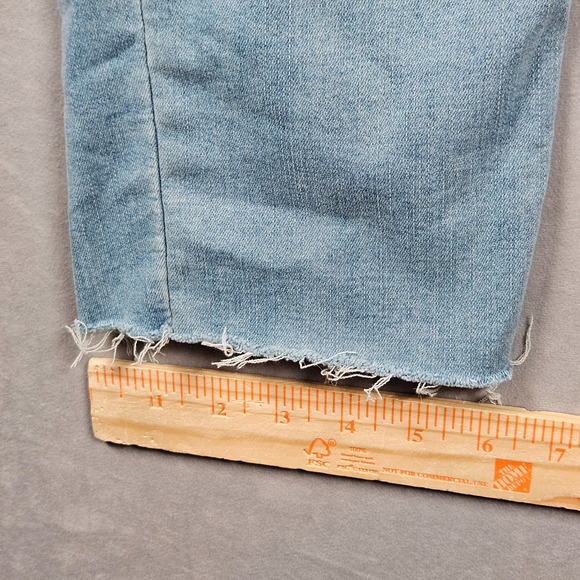 Mugsy Piers Jeans Mens 31x30 (Fits 31x28) Straight Leg Light Wash Denim Cropped - Picture 11 of 13